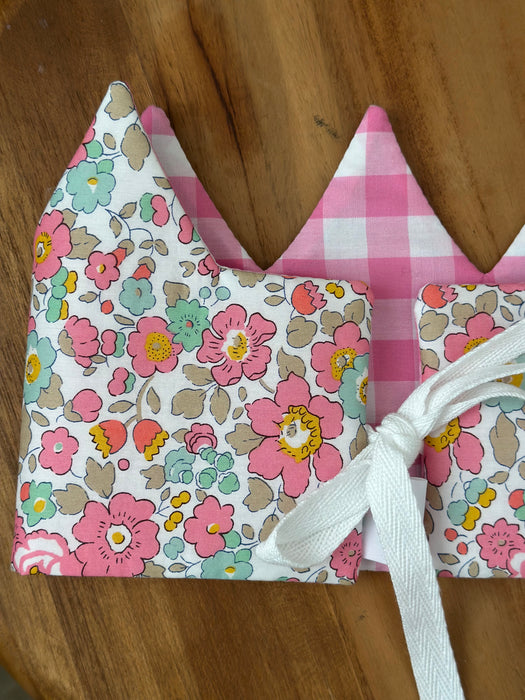 Betsy Pink & Pink Gingham Crown