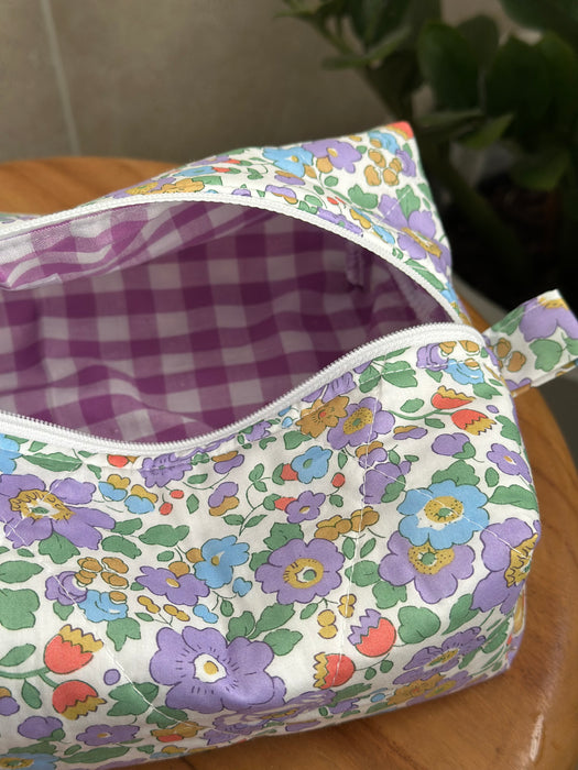 Betsy Purple + Purple Gingham Bag