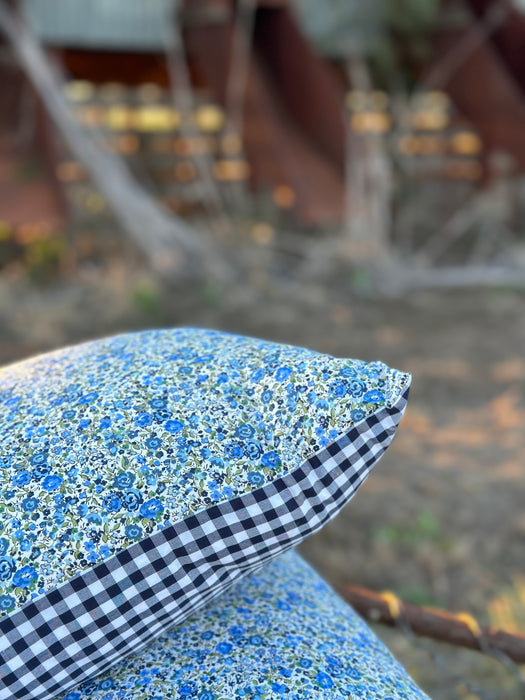 Emma & Georgina with Navy Gingham