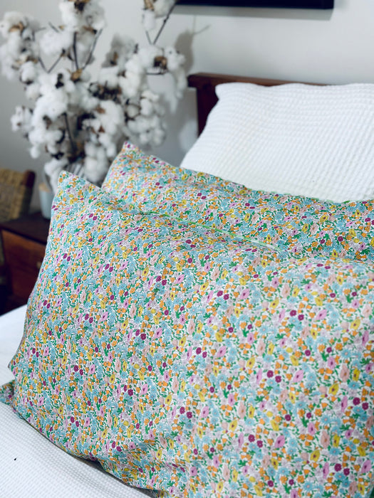 Poppy & Daisy + Apple Gingham Standard Pillowcase