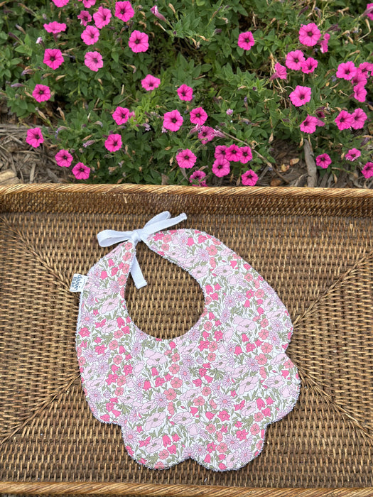 ‘Poppy & Daisy’ Liberty Bib