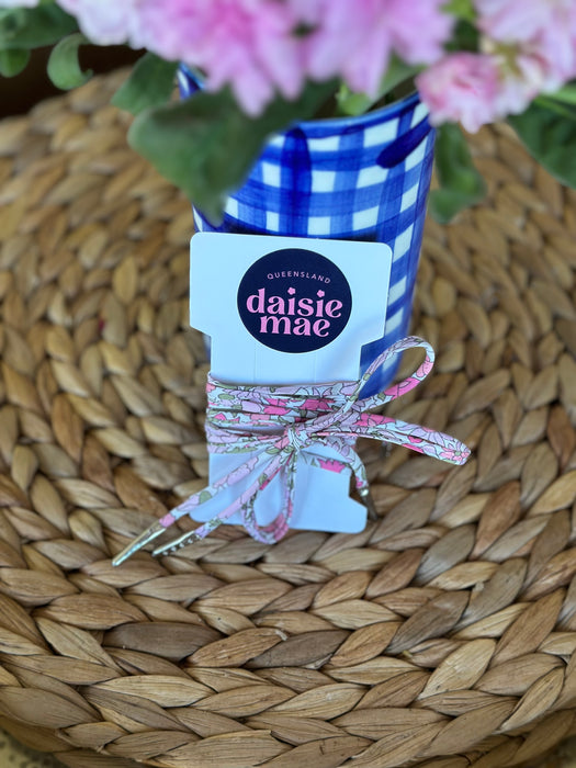 Light Pink Floral Liberty Shoelaces