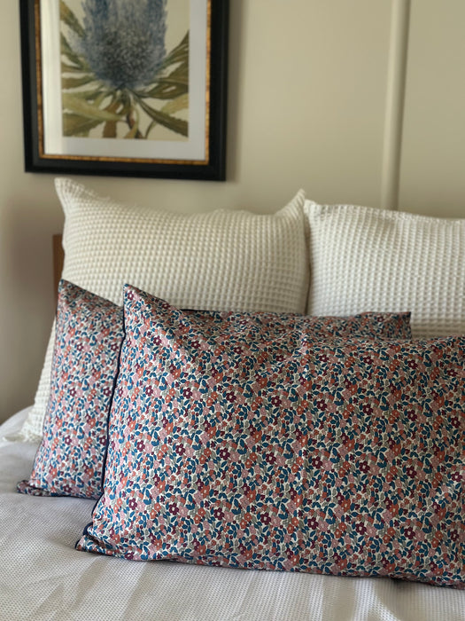 Betsy Berry + Navy Linen Standard Pillowcase