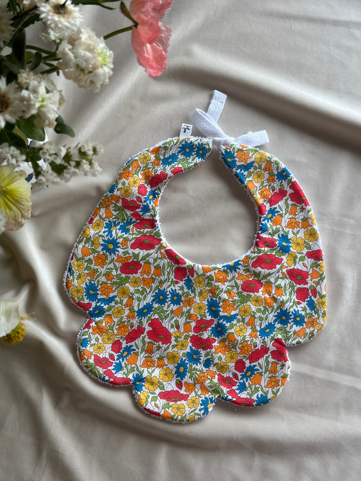 'Poppy & Daisy' Liberty Bib