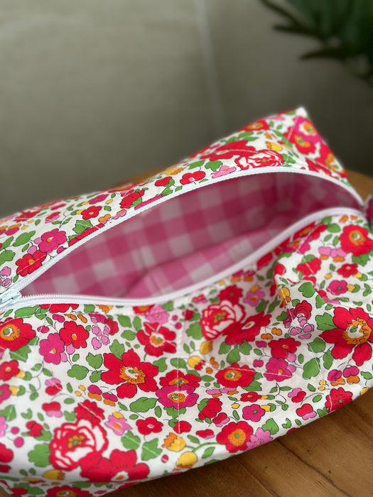 Betsy Red + Pink Gingham Bag