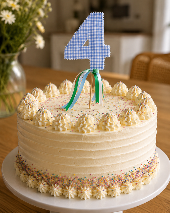 #4 Cake Topper