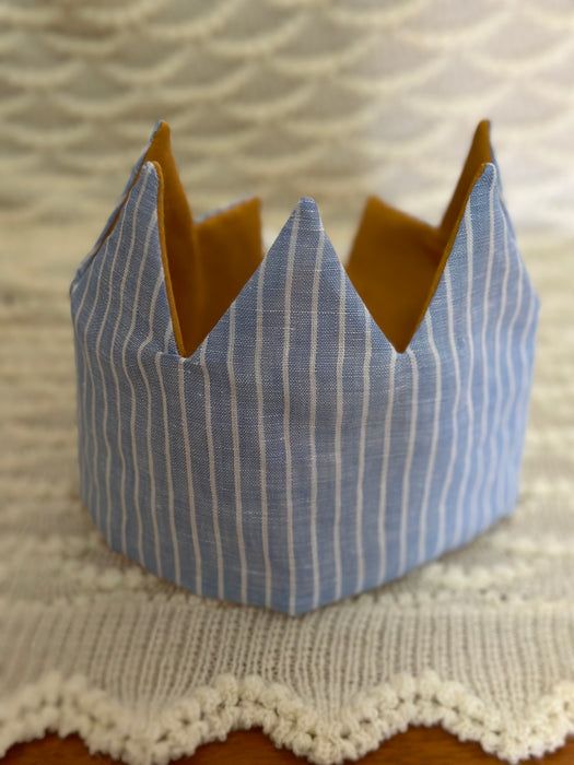 Stripe Mustard Crown