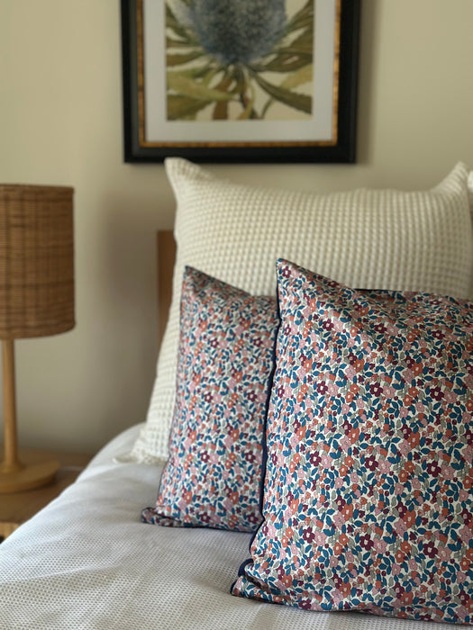 Betsy Berry + Navy Linen Standard Pillowcase