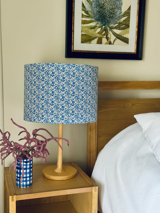 Betsy Ann Blue Lampshade - 40cm Shade