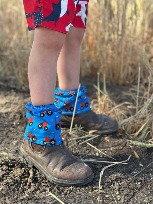 Red Tractor Sock Guards