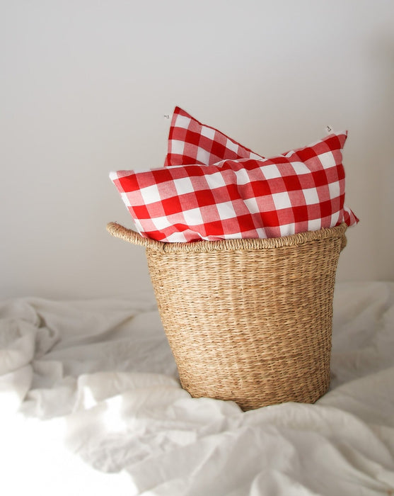 Red Gingham Cushion