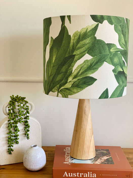 ‘Fiddle Leaf Green’ Lampshade - 30cm Shade