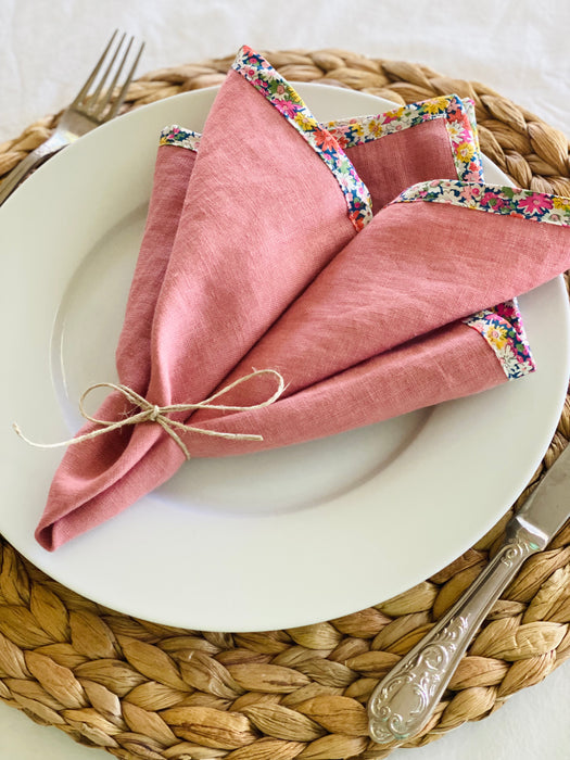 "Libby Pink" Napkins (set of 4)