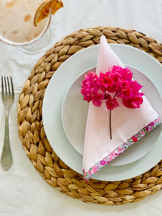 "Poppy Pink" Napkins (set of 4)